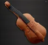 Moules de cuisson Arrivées 3D violon Instrument de musique forme PC Polycarbonate Magnétique Moule de chocolat