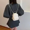 Modemerk Backpack Designer New Lingge Dames Mini Fashion Cute Multifunction Handbag Travel Bagntrp