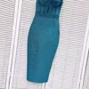 506 L 2024 Milan Runway Dress Spring SMUM SMERGENS SPAGHETTI Strap Vestidos azuis Moda feminina Moda de alta qualidade Luxijia