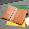Luxe reis paspoorthoes designer kaarthouder Goy Wallet Top Leather Purse Men Women Women Fashion Card Bag ID Creditcards Multi Ferrule Paspoorthouder met doos