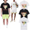 Casablanc T-shirt Men Designer T-shirts printemps d'été Nouveau style Starry Castle Sleeve Casa Men T-shirts Club Tennis US SIZE S-3XL