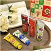 Bath Tools Accessories 8Pcs Hand Cream Set Christmas Gift Smooth Hands Lotion French Creme Anti Dry Soften Brighten Cracking Winter Sk Ot06N