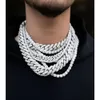 Anant Jewels American Luxury Cuba Chain 10 mm Moissanite S925 Silver Diamond Men Collier en gros prix de haute qualité bijoux