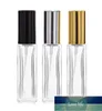 Simple glass perfume bottles Travel Spray Atomizer Empty perfume bottle With Black Gold Silver Spray cap