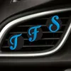 Other Interior Accessories Blue Large Letters Cartoon Car Air Vent Clip Outlet Per Conditioner Clips For Office Home Drop Delivery Ots Otote
