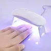 ネイルドライヤーポータブルドライヤーランプUV LEDライトすべてのジェルポリッシュUSB充電式クイックドライマニキュアマシンアートツールを硬化させる