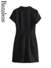 Vestidos de festa Mulher manga curta feminino verão preto bodycon vestido mini 2024 women women office lojing