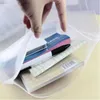 Enveloppe cadeau étanche en plastique en plastique Livre de dossiers de fichiers crayon crayon de crayon de crayon de cas de sac de sac document pour les fournitures d'étudiant de bureau A4 A5 A6