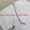 T-shirts voor heren onregelmatige tweedelig gestapelde t-shirt Men vrouwen beste kwaliteit blanco solide kleuren tops H240508