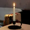 Candle Holders Wrought Iron Dining Table Holder Candlestick Candlelight Dinner Kitchen Home Stand Props Light Dec J5y6