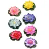 Decorative Flowers 7 Pcs Lotus Decoration Artificial Pool Floating Pond Fountain Water Surface Adornment Fake Ornament Plastic