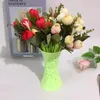 Vasos Vaso Office Recipiente de flor Plástico Arranjo de relevo de plástico decoração de mesa em casa