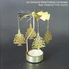 Titulares de velas Angel Elk Christmas Metal Candlestick Decoration for Home Merry Roting Ornament 2024 Natal Navidad Gifts