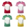 T-shirts T-shirts en polyester pour femmes pour hommes sublimation vierge lâche o cou t-shirt décontracté tshirts à manches courtes