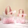 Opakowanie prezentów 1PCS PVC Candy Bag ręczne opakowanie Przezroczyste przezroczyste torby