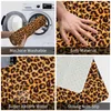 Carpets Leopard Print 24" X 16" Non Slip Absorbent Memory Foam Bath Mat For Home Decor/Kitchen/Entry/Indoor/Outdoor/Living Room