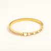 Bijoux de créateur Love Gold Bangle Bracelet Bracelet Fashion Cuff Bracelet For Women Jewelry Party Gift