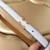 Ceinture de créateurs de femmes ceintures minces pour femmes en cuir authentique luxe de luxe