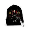 Backpack Fashion Tokyo Revengers Backpacks Jungen/Mädchen Pupil Schultaschen 3D -Druck Schlüsselanhänger Oxford wasserdichte lustige süße kleine