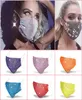20 -stcs Mode kleurrijke gaas feestmaskers bling diamant Rhinestone grid net wasbaar sexy holle masker voor dames9580917