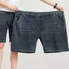 Jeans masculin d'été hommes plus shorts en denim en vrac grande taille haute taille 54 56