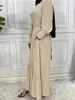 Etniska kläder blygsamma abaya ramadan musulman de mode maxi robe kalkon kaftan islamiska kläder muslim för kvinnor hijab klänning caftan vestidos t240510t5fk