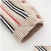 Mompers de alta calidad engrosamiento de bebés Cardigán o invierno Traje de invierno Nacido Bata de moda Stripe Stripe Birds Niños Romper Del Dhsfh