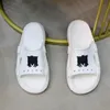 Luxury Stylish Designer Slippers For Mens Casual Sports Slides Sandals Black White Sandle Sliders Man Summer Beach Room Shoes Size Mules Ss