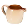 Dîne céramique Milk Creamer Jug Jug Soucoupe Apêtre des assiettes avec porcelaine de bec sans goutte à goutte