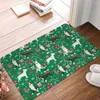 Carpets Dogs In Christmas 24" X 16" Non Slip Absorbent Memory Foam Bath Mat For Home Decor/Kitchen/Entry/Indoor/Outdoor/Living Room