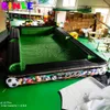Großhandel 12 mlx6mw (40x20ft) mit 16 Bällen heiß verkauft menschlich aufblasbarer Snooker -Fußball/Fußball -Tischpool tragbarer Snookball Lustige Indoor -Outdoor -Sportspiele