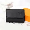 Mirror Quality Luxury small wallet Designer trifold leather small Man Woman mini Card wallet Key Coin purse trifold Money clip Fashion Simple Brand Cards holde purse