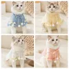 Abbigliamento per cani in stile maglione in pizzo palla da due piedi per piccoli gatti cani per animali