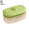Bakformar Tryck på Ice Tray Cube Mögel Hushåll Lagring Enkel låda för att släppa artefakt snabbfrysningsmodell E8H8