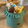 Składany kosz na pranie z pokrywką do przechowywania zabawek dziecięcy organizator odzieży