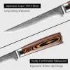 Xituo uitrustingsmes 6 inch Damascus keukenmes ultrascharmer mes vg10 67-laags volledige tang beste snijdende messenhoutgreep