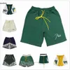 Rhude Shorts Designers Mens Basketball Panel Court Swim Trunks Sweat Senna Flight Yachting Short Bottoms Buy QJB