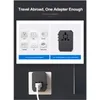 Power Plug Adapter Fashion Portable World Travel With Four Usb And Type-C Smart Charger Electrical Socket Drop Delivery Electronics Dhz4D