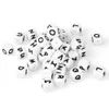 26501003001000pcs Silikonbuchstaben Perlen 12mm Englisch Alphabet Brief für personalisierten Namen DIY -Schnuller -Clips Teether Toys 240430