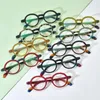 Sunglasses Cubojue Matte Multicolor Tortoise Reading Glasses Men Women Small Round Eyeglasses Frame Male Anti Blue Light Presbyopia Acetate