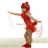 Dancewear childrens drames mignon petit animal poulet rouge spectacle costumes drop livraison bébé enfants vêtements maternité cosplay dhmkt