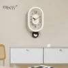 Mécanisme mural mignon conception moderne créative nordique horloge salon restaurant saat décorations