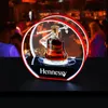Club de nuit Hennessy Bottle Présentant LED Boîte à vin éclairé Panier de vin Glorificateur VIP Bottes Service Sign For Bar Lounge Party Event