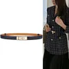 Luxury belt womens designer belt for woman high quality elegant accessories small buckle retatable width 1.8cm leather men belts skirt dress decorative yd013 C4