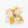 Flores decorativas de tecido de alta qualidade decoração de flores internas de flores de Natal realista para fazer compras