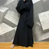 Etniska kläder muslimska mode hijab dubai abaya långa klänningar kvinnor med skärmar islam kläder abaya afrikanska klänningar för kvinnor musulman djellaba t240510sjvs