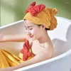 Toalha Banho de arco fofo para mulheres Microfiber Bathing Bathrobe