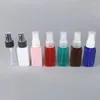 Speicherflaschen 500pcs 30 ml Mini Quadratpackung leeres Haustier Weiß/klarer Kunststofffeinnebel -Sprühflasche zum Reinigen von Reise -Parfümgläser