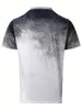 2024 Nouveaux hommes Summer Summer à manches courtes Fitness T-shirts T-shirt Men's Street Fashion Brand imprimé en coton T-shirts surdimensionnés Tshirt Blouse décontracté Man O Office de cou Tops doux