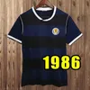 Maglie di calcio retrò scozzese Kits Blue Kits Coppa Blue Coppa Blue Kits Classic Scotland Retro Football Tops Hendry Lambert Equipaggiamento Home 88 89 91 93 94 96 98 00 1978 1986